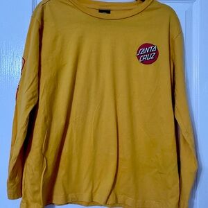 Santa Cruz Skateboards Mustard Long Sleeve Tee